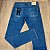 Calça Masculina Jeans ARMANI Azul Básico Skinny Desfiada - Imagem 2