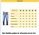 Calça Masculina Jeans ARMANI Azul Médio Desfiada - Imagem 3