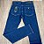 Calça Masculina Jeans ARMANI Azul Médio Desfiada - Imagem 2