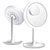 Espelho Articulável para Maquiagem Touch Ventilador com 40 Luzes de LED - Imagem 3