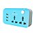 Adaptador Tomada com 02 Entradas + 03 Usb para Smartphone Universal em Led - Imagem 4