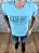 Camiseta Masculina COLCCI Azul Turquesa Denim Revolution - Imagem 1