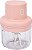 Mini Cortador USB para Alimentos 250 ml Elétrico à Prova D’água com Lâmina em Aço Inoxidável Rosa - Imagem 6