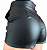 Short Feminino Couro Fake com Cinto Curto Tamanho Único - Imagem 2