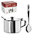Açucareiro com Tampa + Colhe em Inox Elegante 220ml - Imagem 1
