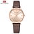 Relógio MINI FOCUS oara Negócios Elegante Impermeável com Pulseira de Couro - Imagem 2