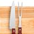 Kit em Madeira para Churrasco STOLF com Garfo e Faca Slim 25 cm - Imagem 2