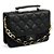 Bolsa Feminina Princesa Estruturada com Alça Corrente Alto - Imagem 9