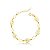Pulseira Semi Jóia Folheado a Ouro Nossa Senhora das Graças 18cm - Imagem 1