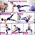 Agachamento Yoga para Exercício Resistência Fitness Nádegas Anel Cinto Elástico - Imagem 8