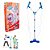Microfone Duplo Infantil WELLKIDS Super Pop Festa Diversão Karaokê Azul - Imagem 1