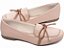 Mocassim Feminino TORRICELLA Rasteiro Laço em Nó Rosé Detalhes Bege - Imagem 4