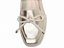 Mocassim Feminino TORRICELLA Rasteiro Laço em Nó Ouro Light Detalhes Off White - Imagem 5