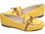 Mocassim Feminino TORRICELLA Rasteiro Laço em Nó Amarelo Detalhes Bege - Imagem 4