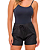 Short Feminino de Malha com Bolsos e Cintura Elástica PRETO - Imagem 3