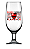 Taça Floripa de Vidro para Cerveja Flamengo 300ml ALLMIX - Imagem 1