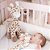 Girafinha de Pelúcia BUBA Antialérgica Baby e Decoração Bebê 40 cm - Imagem 1