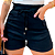 Short Feminino Clochard Elegante com Cintura Alta e Elástica Cores Tamanho P - Imagem 1