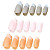 Kit Unhas Postiças Stiletto com Fracesinha 12 Peças Reutilizável Cores Aleatórias - Imagem 2