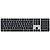Teclado sem Fio APPLE Magic Keyboard with Touch ID and Numeric Keypad A2520 com Bluetooth Cinza com Preto - Imagem 1