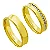 Aliança Anatômica de Ouro 18k 750 Largura 5.00mm Altura 1.50mm / Aliança Anatômica de Ouro 18k 750 com 20 Brilhantes de 1.00 Pontos Largura 5.00mm Altura 1.50mm - Imagem 1