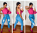 Calça Feminina Jogger Jeans Destroyed Cintura Alta Blogueira Azul Claro - Imagem 6