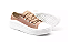 Tênis Feminino MOLECA Rose Gold Plataforma Glitter - Imagem 2