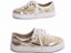 Tênis Feminino TORRICELLA Napa Metalizado Dourado Glitter Dourado - Imagem 7