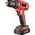 Parafuseira MONDIAL Bateria em Lition 12V com Maleta Vermelho com Preto - Imagem 3