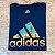 Camiseta Masculina ADIDAS Azul - Imagem 2