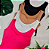 Body Feminino Canelado Decote Coração Alça Grossa com Bojo ROXO - Imagem 3