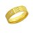 Aliança Anatômica de Ouro 18k 750 com 01 Brilhante de 6.00 Pontos Largura 6.00mm Altura 1.50mm - Imagem 1