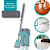 Rodo Mágico Mop Balde Duplo Esfregão Flat com Refil 04 Litros CLINK - Imagem 9