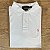 Polo Masculina PRL Branco Logo Vermelho - Imagem 1