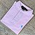 Polo Masculina PRL Rosa Logo Azul - Imagem 2