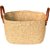 Cesto de Fibra Natural PARAMOUNT Retangular com Alça Mocca 31x21 cm - Imagem 1