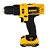 Parafusadeira e Furadeira com Impacto DEWALT à Bateria 12 Volts 3/8" 10mm com Bolsa 02 Baterias Max e Carregador Amarelo - Imagem 4