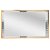 Bandeja de Metal LYOR Retangular Espelhada 25x15 cm Dourado - Imagem 2