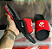 Chinelo Masculino NIKE Slide Air Max Camden Preto Vermelho - Imagem 5