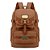 Mochila Masculina Material Textil Grande Universitária Super Resistente Verde - Imagem 3