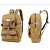 Mochila Masculina Material Textil Grande Universitária Super Resistente Verde - Imagem 6