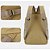 Mochila Masculina Material Textil Grande Universitária Super Resistente Verde - Imagem 9