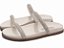Sandália Feminina TORRICELLA Papete Birken 2 Tiras Off White - Imagem 1