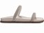 Sandália Feminina TORRICELLA Papete Birken 2 Tiras Off White - Imagem 5