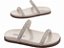 Sandália Feminina TORRICELLA Papete Birken 2 Tiras Off White - Imagem 2