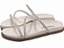 Sandália Feminina TORRICELLA Papete Birken 3 Tiras Off White - Imagem 1