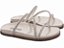 Sandália Feminina TORRICELLA Papete Birken 3 Tiras Off White - Imagem 5