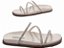 Sandália Feminina TORRICELLA Papete Birken 3 Tiras Off White - Imagem 3