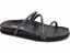 Sandália Feminina TORRICELLA Papete Birken 3 Tiras Preto - Imagem 7