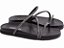 Sandália Feminina TORRICELLA Papete Birken 3 Tiras Preto - Imagem 1